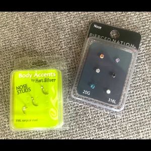 Surgical Steel Nose Rings